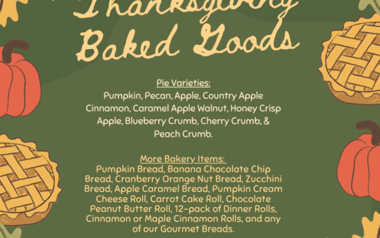 Thanksgiving Pies & More!